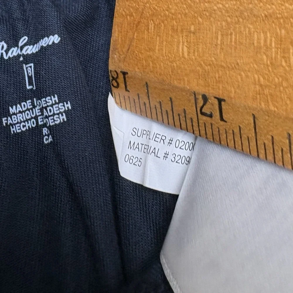 Ralph Lauren Navy Blue Chino Dress Pants Baby Boy Sz 9 Months Polo Pony Logo